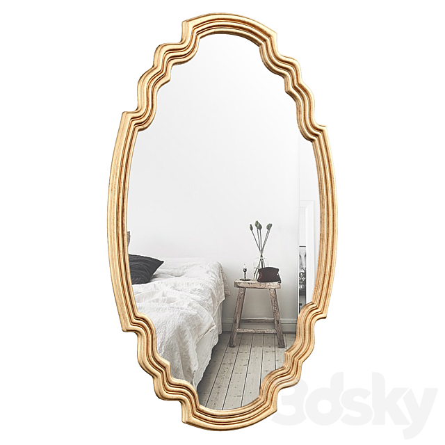 Broadmeadow Accent Wall Mirror ROSP5037 3DSMax File - thumbnail 2