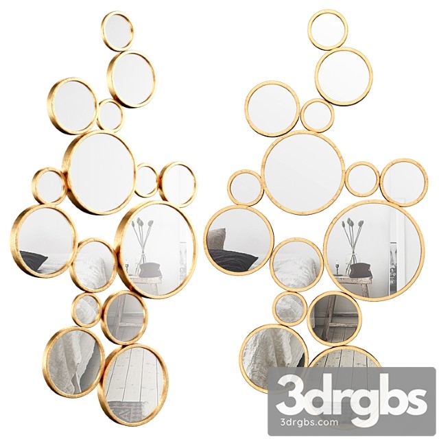 Bubbles wall mirror vyq6540 3dsmax Download - thumbnail 1