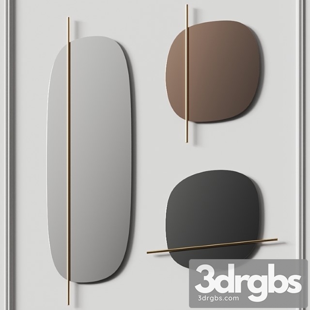 Calligaris vanity wall mirrors 3dsmax Download - thumbnail 1