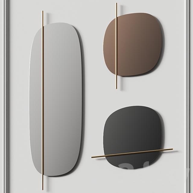 Calligaris Vanity Wall Mirrors 3DSMax File - thumbnail 1