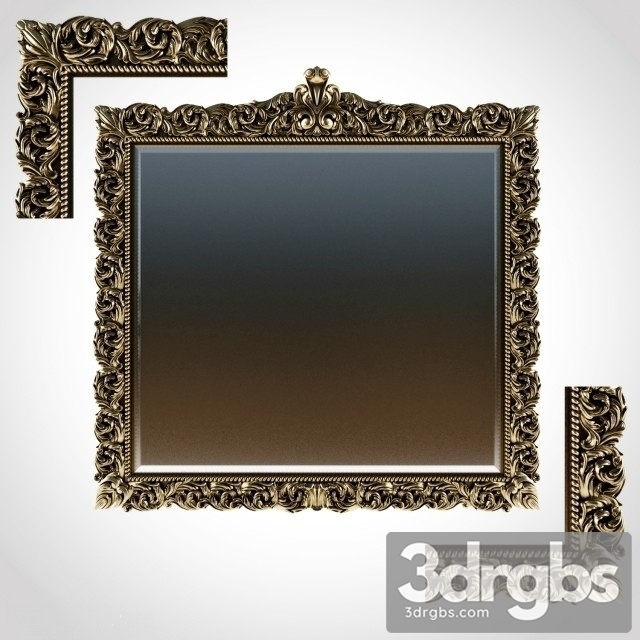 Carved frame 3dsmax Download - thumbnail 1