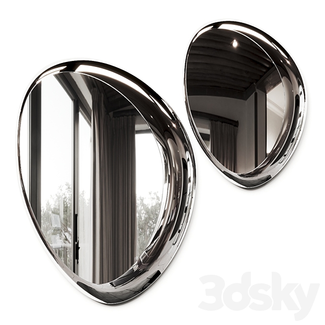 Cattelan Italia Ascot Magnum Mirror 3ds Max - thumbnail 1