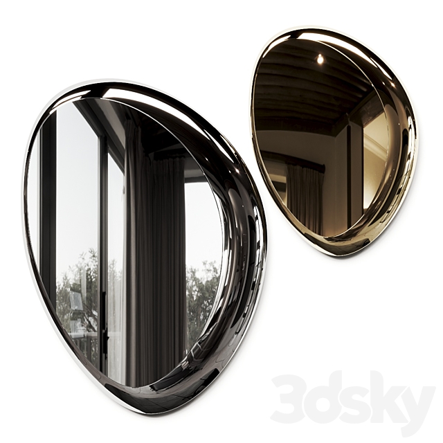 Cattelan Italia Ascot Magnum Mirror 3ds Max - thumbnail 2