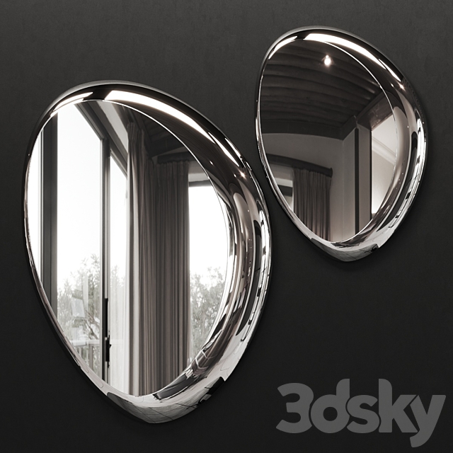 Cattelan Italia Ascot Magnum Mirror 3ds Max - thumbnail 3