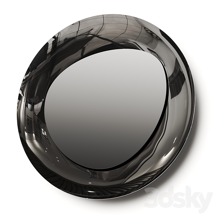 Cattelan Italia Cosmos Wall Mirror 3DS Max Model - thumbnail 1