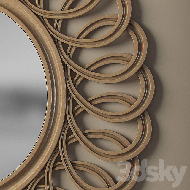 Chelini – Mirror Art 1236 3DS Max Model - thumbnail 2