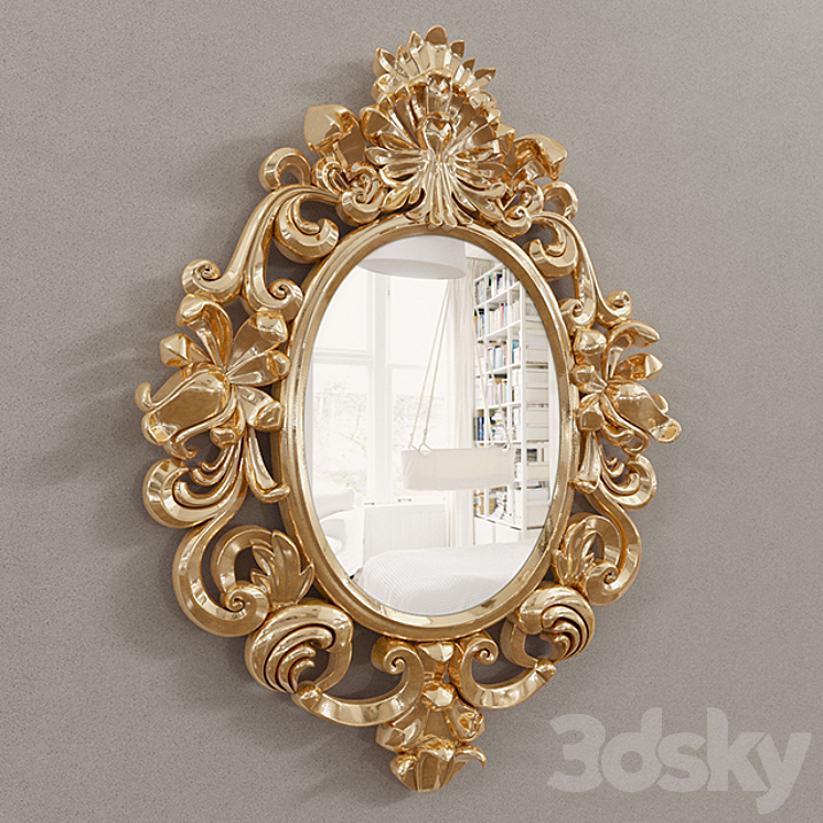 Classic mirror 3DS Max - thumbnail 1