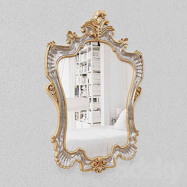 Classic mirror 3DS Max Model - thumbnail 1