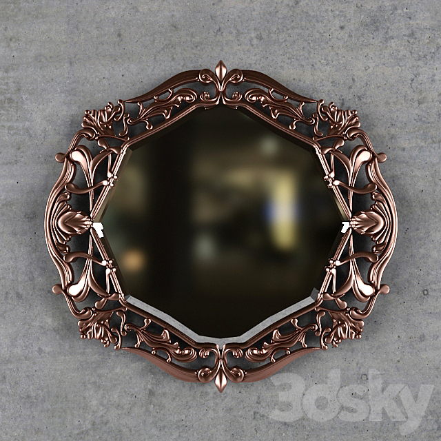 Classic mirror 3DSMax File - thumbnail 1