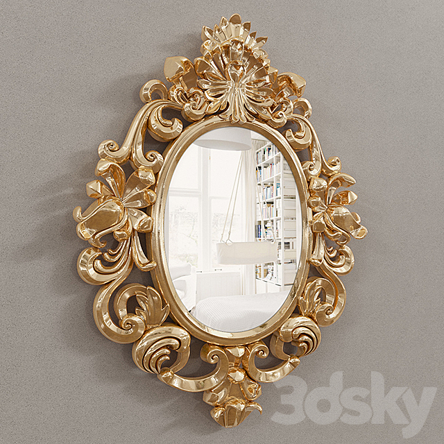 Classic mirror 3DSMax File - thumbnail 1