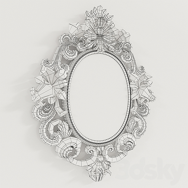 Classic mirror 3DSMax File - thumbnail 2