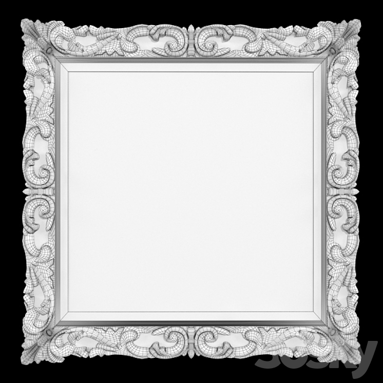 Classic mirror Christopher Guy 3DS Max - thumbnail 2