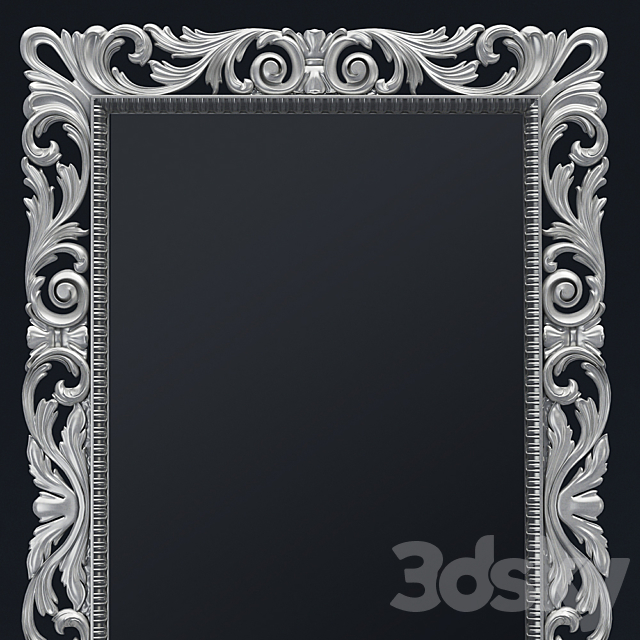 Classic Mirror Frame 3ds Max - thumbnail 2