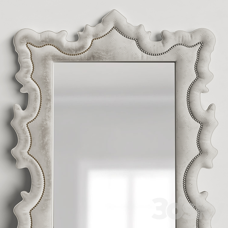 Classic mirror set 3DS Max - thumbnail 2