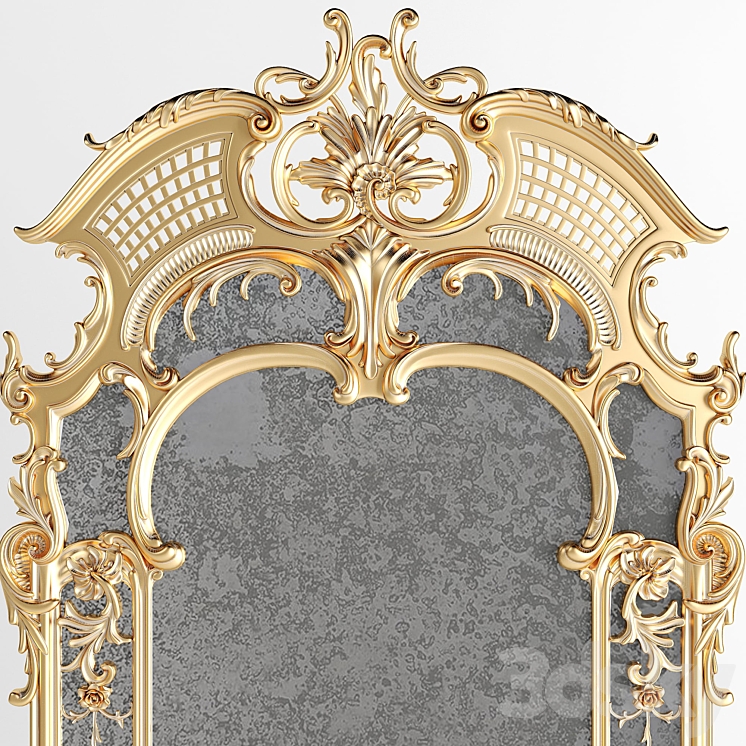 classical mirror 2 3DS Max - thumbnail 2