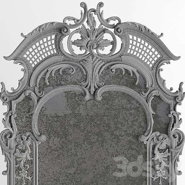 classical mirror 2 3DSMax File - thumbnail 3