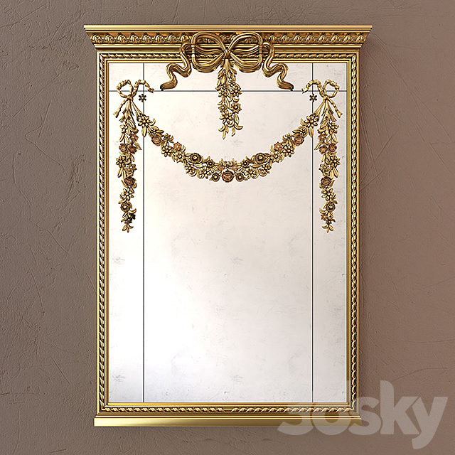 Classical Mirror 3DSMax File - thumbnail 1