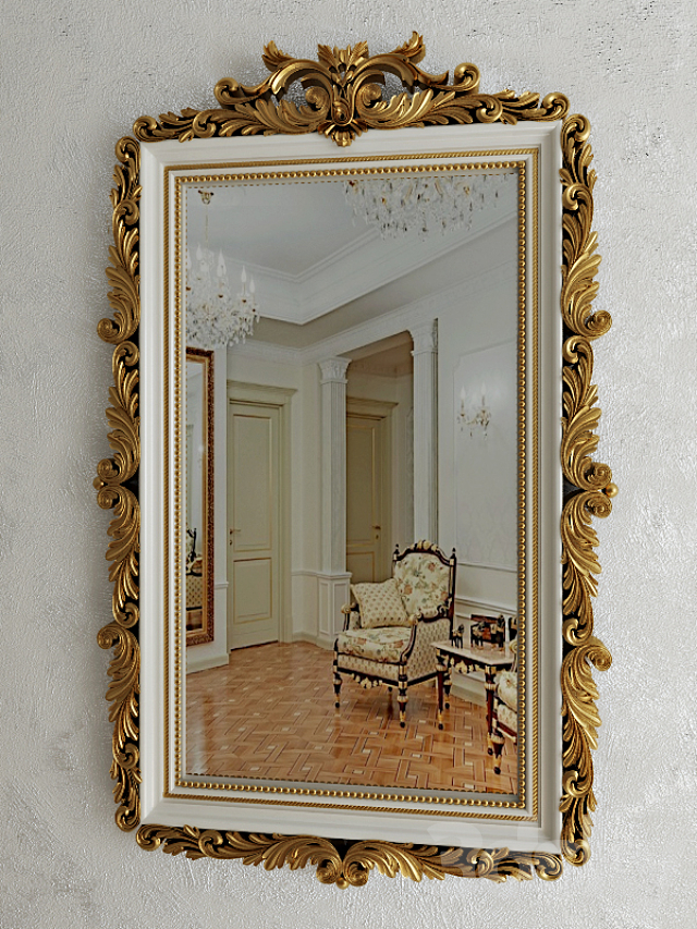 Classics mirror 3ds Max - thumbnail 1