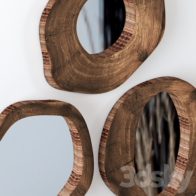 Collection of slab mirrors. 3DSMax File - thumbnail 3