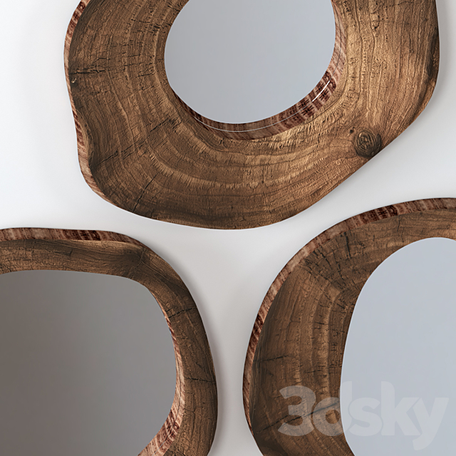 Collection of slab mirrors. 3DSMax File - thumbnail 4