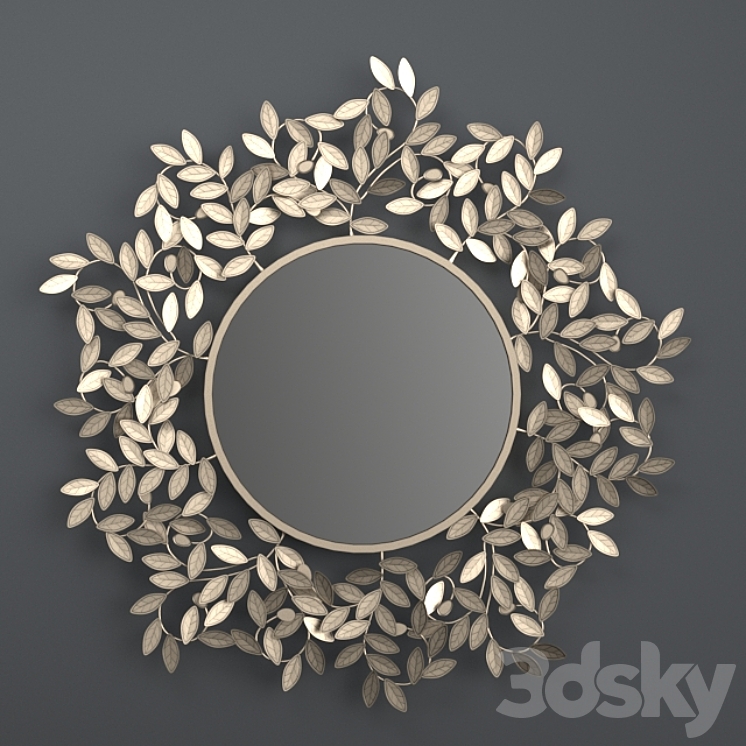 Dantone Leaf Mirror 3DS Max - thumbnail 1