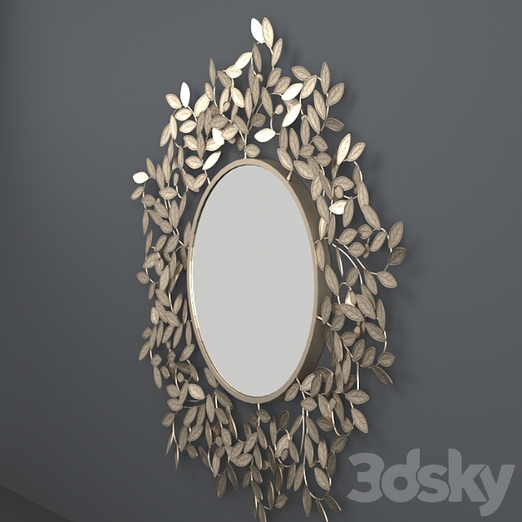 Dantone Leaf Mirror 3DS Max - thumbnail 2