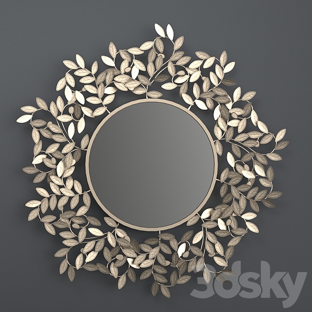 Dantone Leaf Mirror 3DSMax File - thumbnail 1