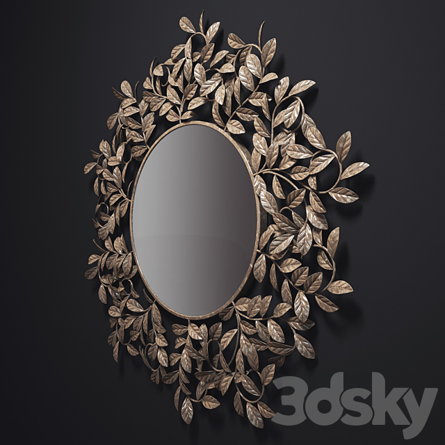 Dantone mirror metal 3DS Max Model - thumbnail 2