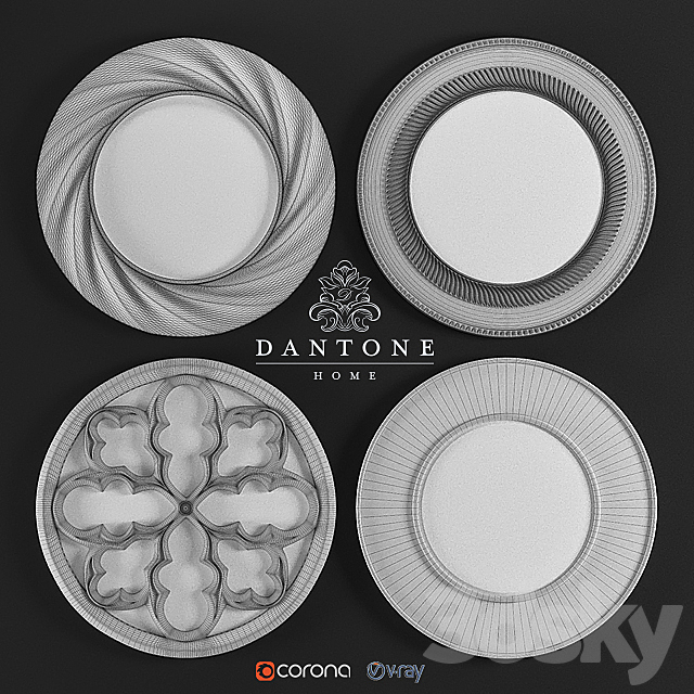 Dantone round mirror 3DSMax File - thumbnail 2