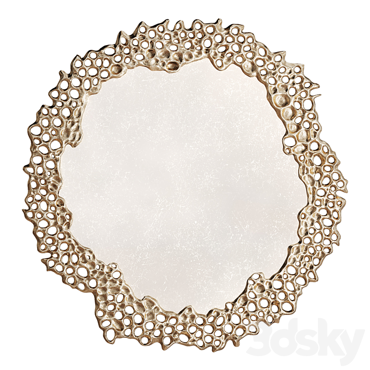 Decorative mirror Honeycomb Garda Decor 3DS Max Model - thumbnail 1