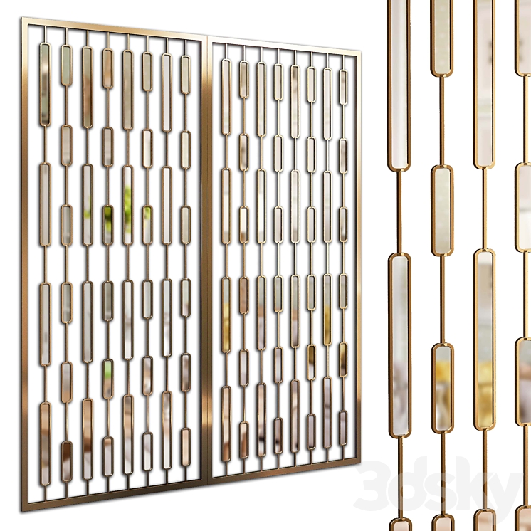 Decorative partition 10 3DS Max - thumbnail 1