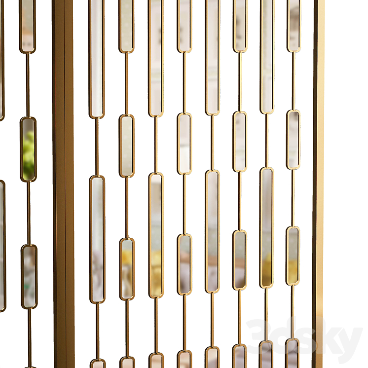 Decorative partition 10 3DS Max - thumbnail 2