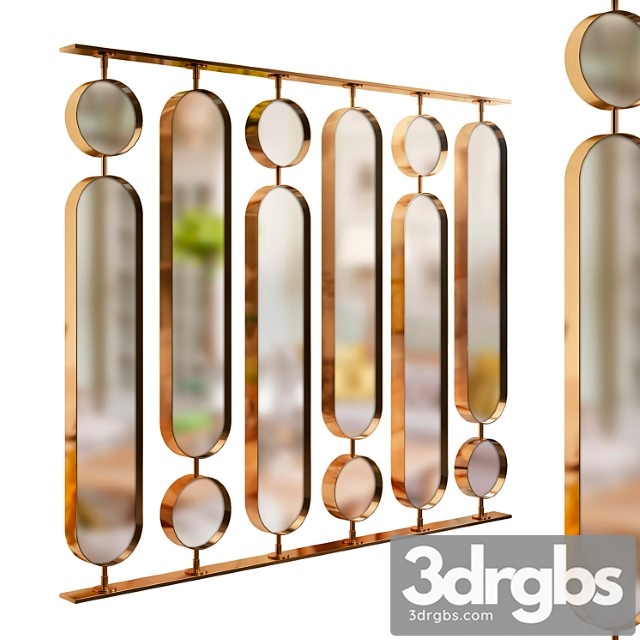 Decorative partition 87 mirror - thumbnail 1