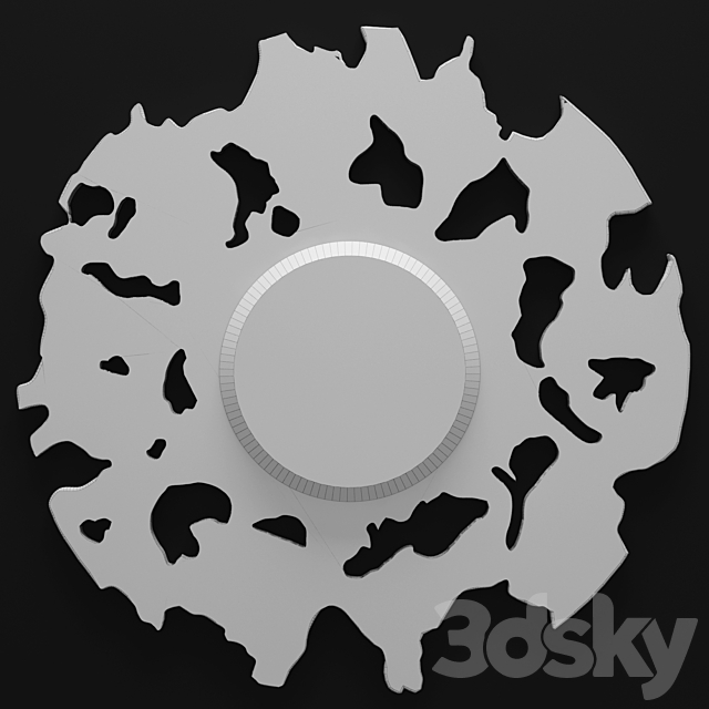 Decorative Wall Mirror 3DSMax File - thumbnail 3