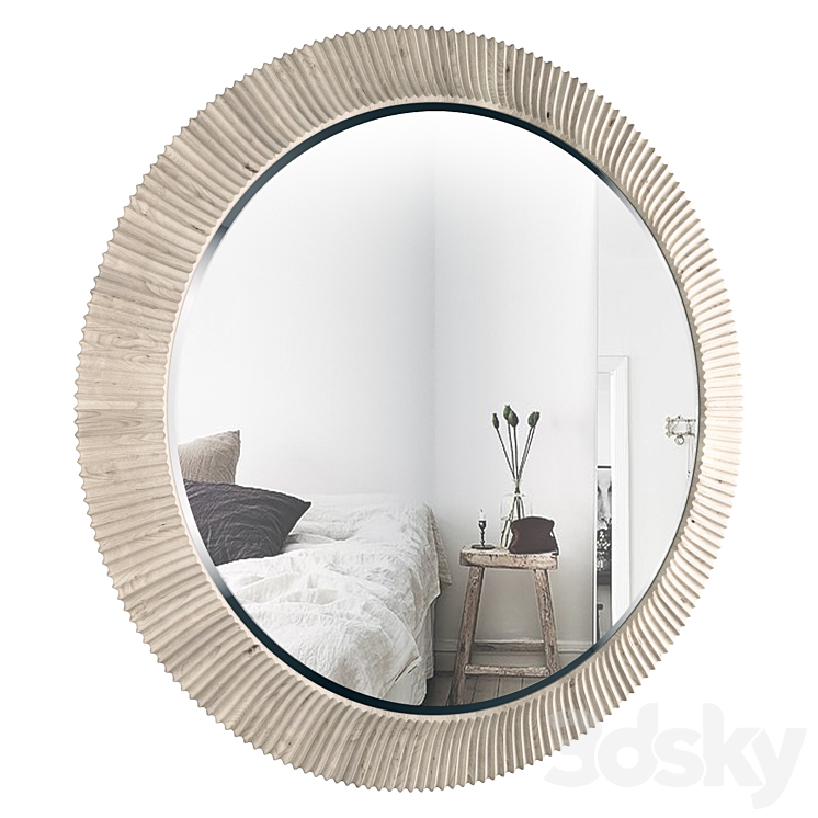 East Hampton Round Mirror 395-333 3DS Max - thumbnail 2