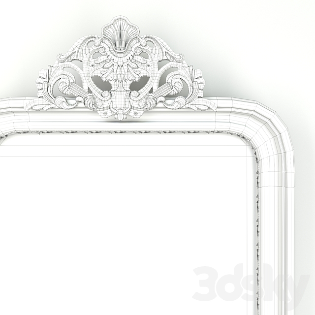 Eichholtz mirror boulogne guilded 3DS Max Model - thumbnail 2