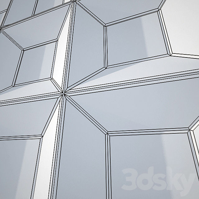 Exclusive mirror Garda Decor 3DS Max Model - thumbnail 3