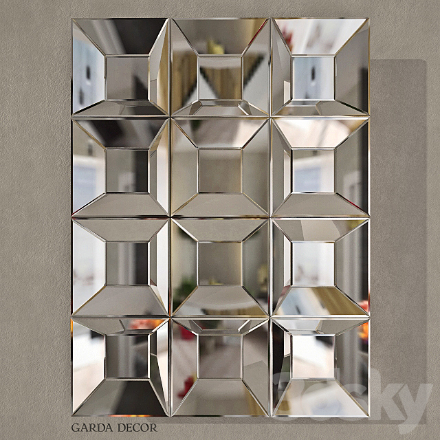 Exclusive mirror Garda Decor 3DSMax File - thumbnail 1