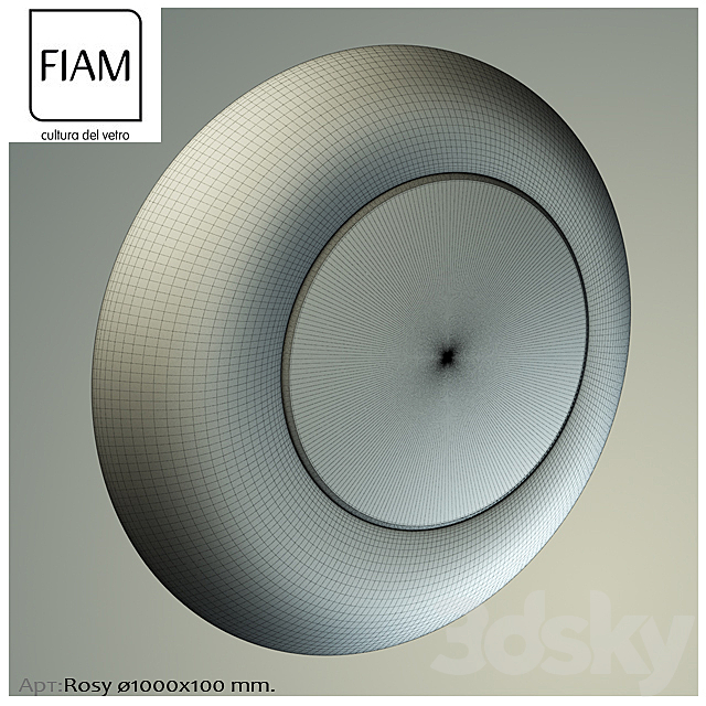 FIAM Mirror – Rosy design Massimiliano e Doriana Fuksas 3DSMax File - thumbnail 2