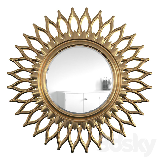 GoldStar Mirror 3DSMax File - thumbnail 1