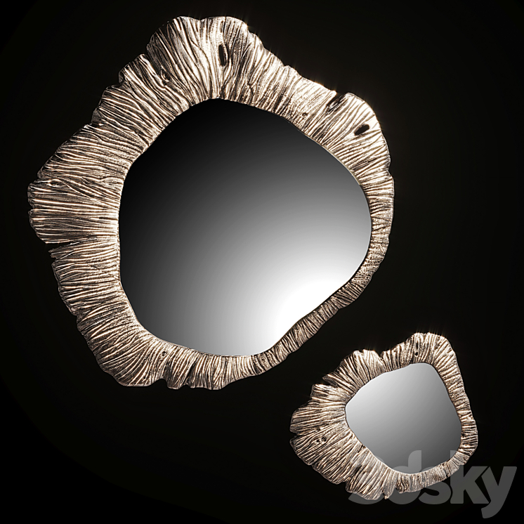 Handmade mirror CHARM Vetvi store 3DS Max Model - thumbnail 2