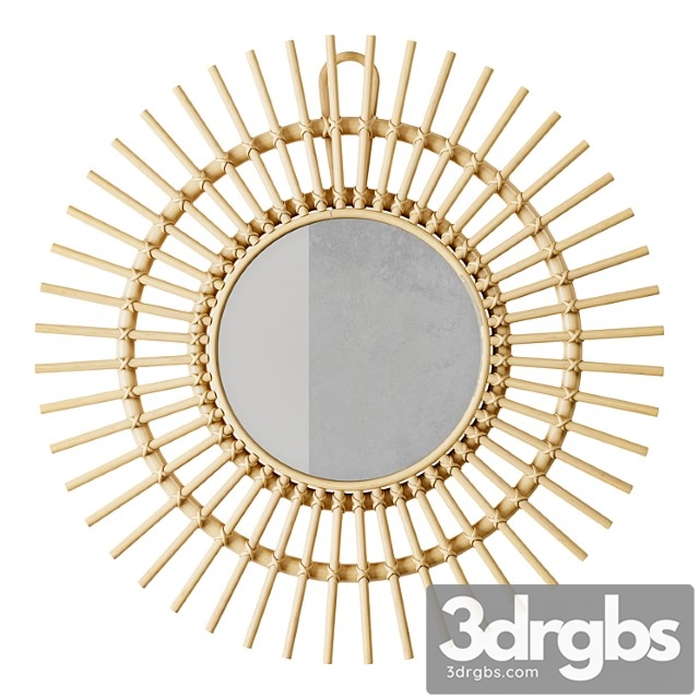 H&m home rotan mirror 3dsmax Download - thumbnail 1