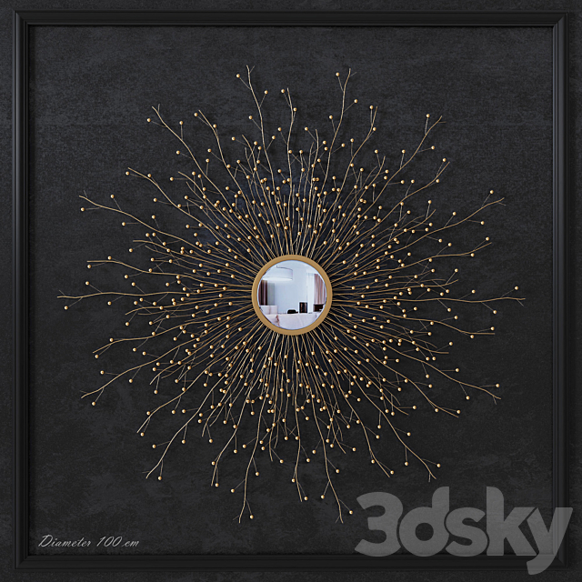 HPDecor – Mirror Tree Mirror 3DSMax File - thumbnail 1