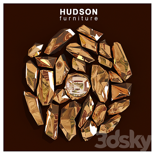 Hudson furniture mirror 3DSMax File - thumbnail 1