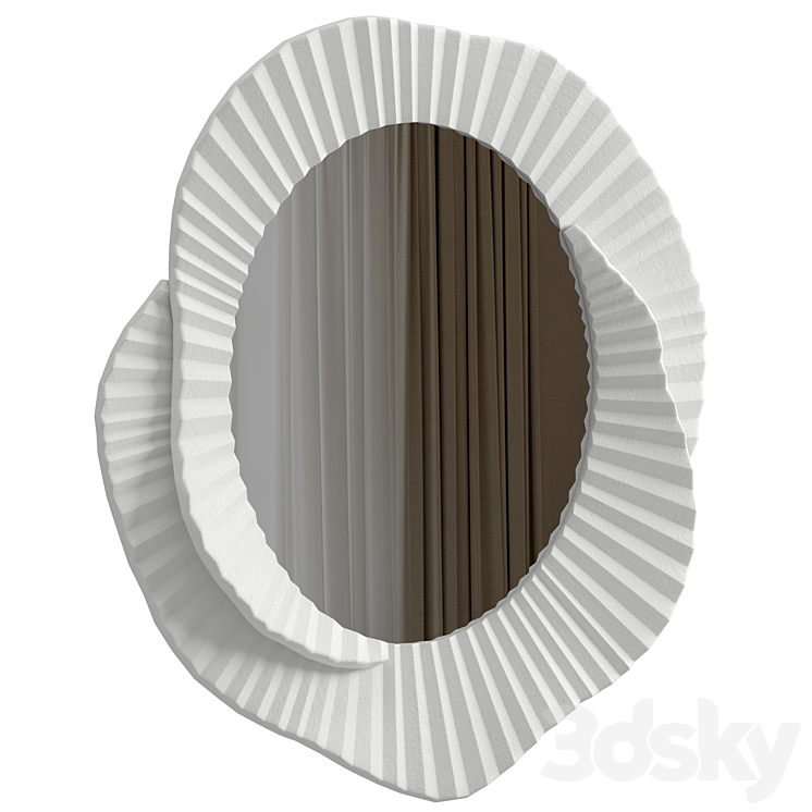 Issey mirror with 3 materials 3DS Max Model - thumbnail 2