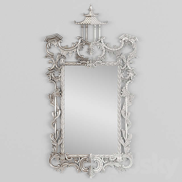 John-Richard Collection Pavilion Mirror 3DS Max Model - thumbnail 2