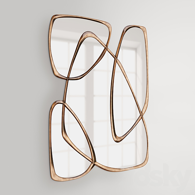 John-Richard Collection_Asymmetrical Mirror 3DS Max Model - thumbnail 3