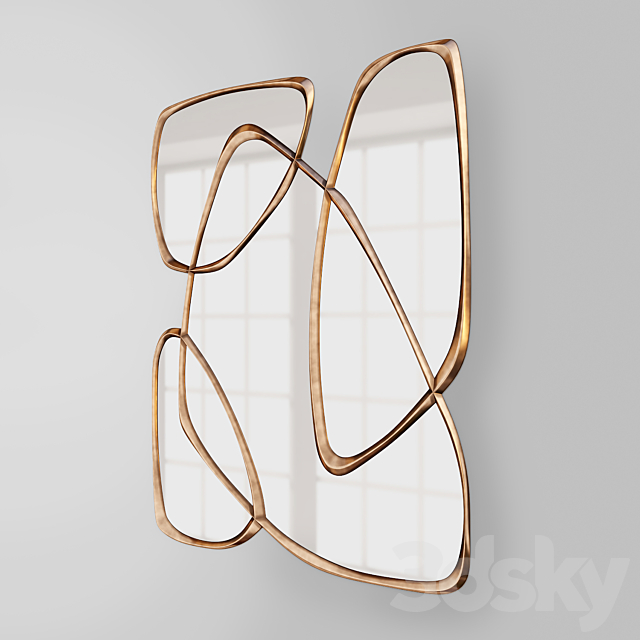 John-Richard Collection_Asymmetrical Mirror 3DS Max Model - thumbnail 4