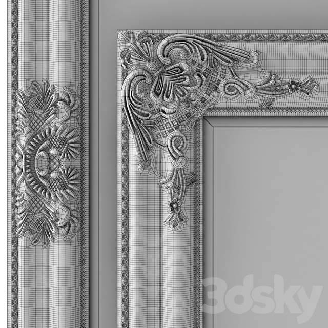 JYSK NORDBORG mirror 3DS Max Model - thumbnail 4