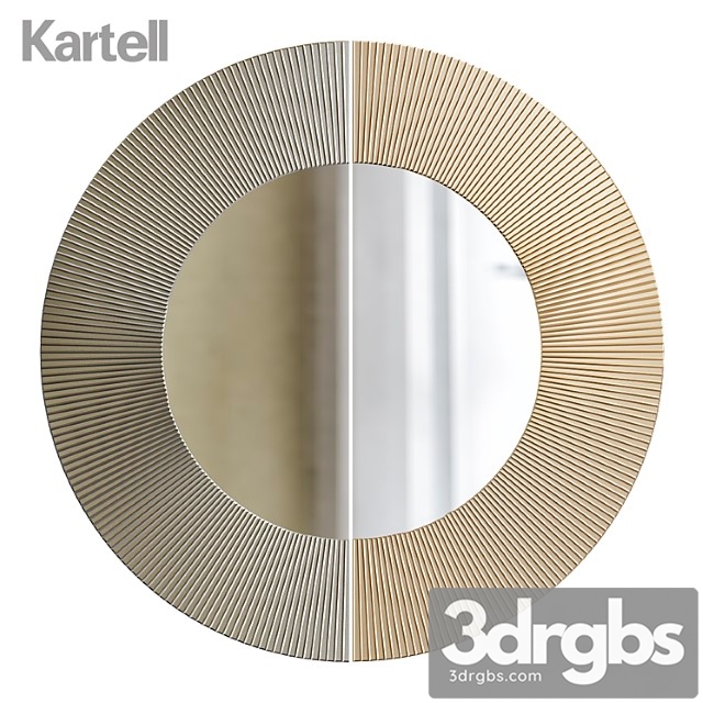 Kartell framed mirror 3dsmax Download - thumbnail 1